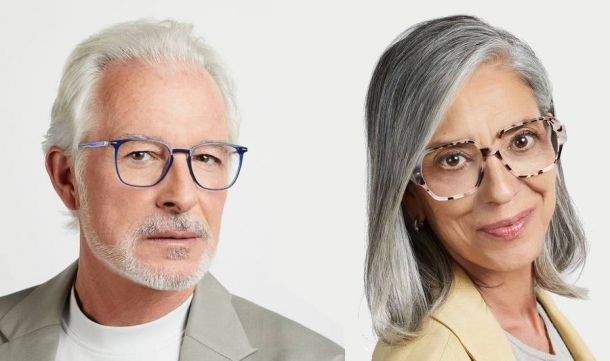 Gafas de marca también incluye lentes progresivas con antirreflejante.